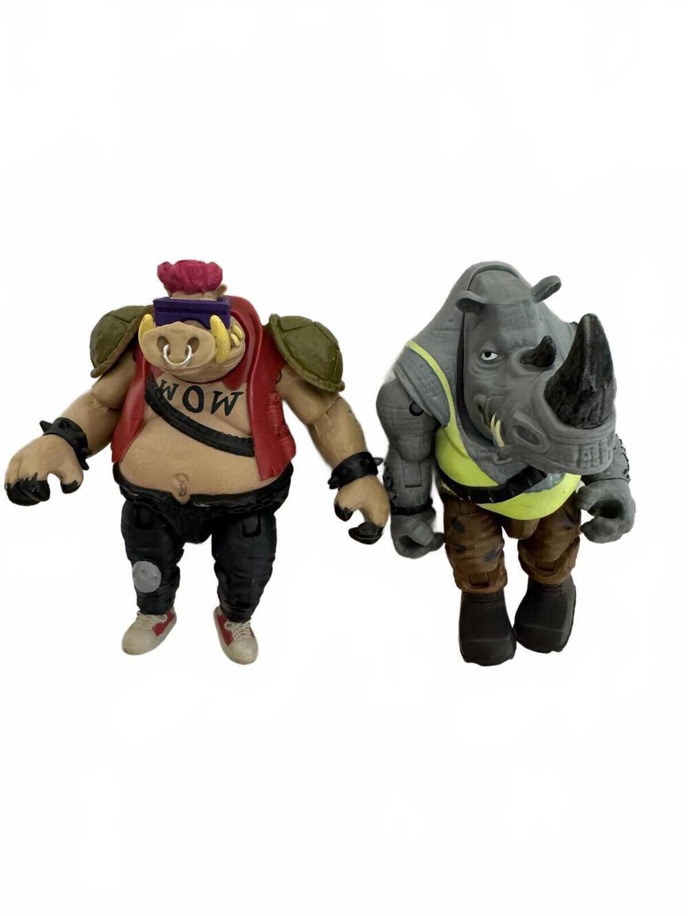 Playmates TMNT Mutant Mayhem Bebop Rocksteady Action Figure Lot 2023